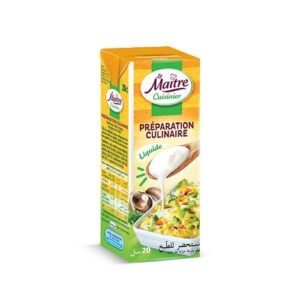 Crème fraiche Préparation culinaire – liquide – Le Maitre Cuisinier – 20cl